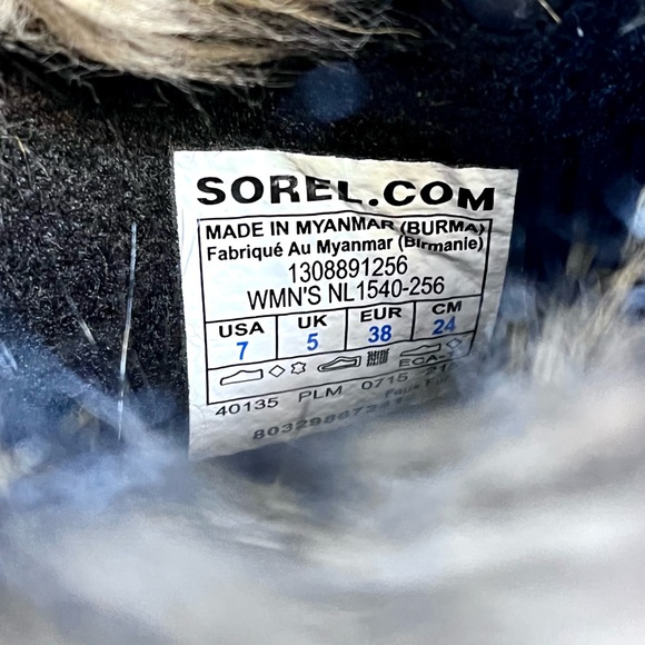 *Sorel | Joan Of Arctic NL1540-256 Sudan Brown Suede Waterproof Boots Size 7 - Picture 2 of 16